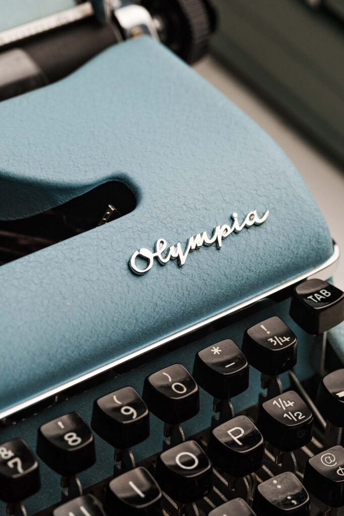 The standard design of manual typewriters have become more chic and celebrated over time.