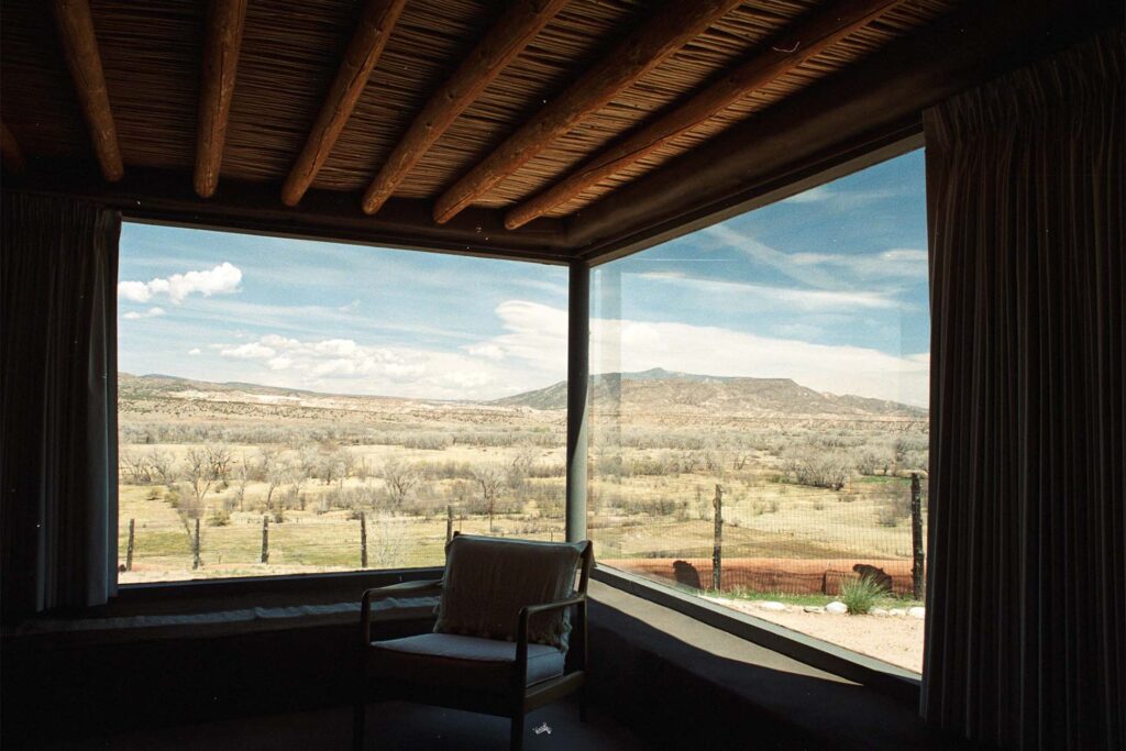 Inside Georgia O’Keeffe’s home and studio in the village of Abiquiú.